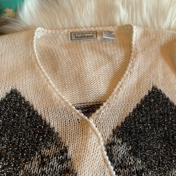 Vintage Charlotte Van Horne Colorblock Sweater - Picture 4 of 8